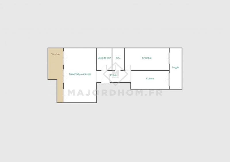 Appartement - 58 m² - 3 pièces