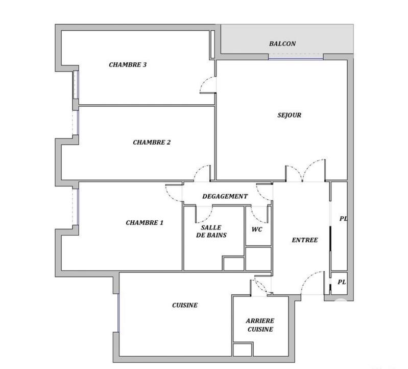 Appartement - 87 m² - 4 pièces