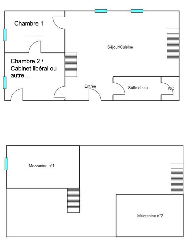 Appartement - 67 m² - 3 pièces