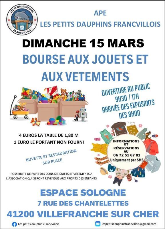 Bourse aux vêtements et jouets
