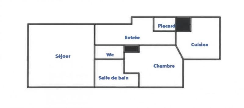 Appartement - 51 m² - 2 pièces
