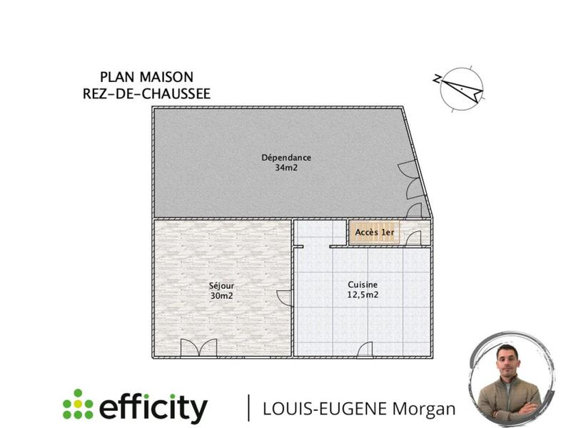 Maison - 86 m² - 4 pièces