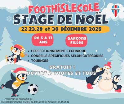 Stage de foot de Noël