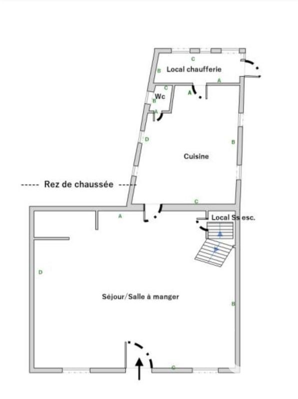 Maison de village - 88 m² - 4 pièces