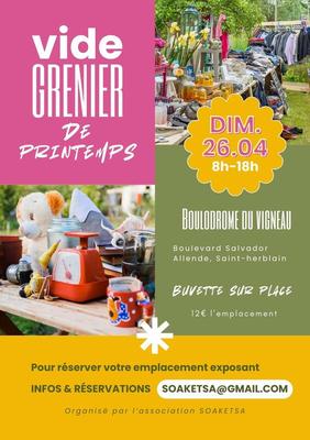 Vide grenier du printemps
