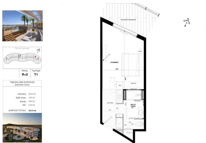 Appartement - 32 m² - 1 pièce