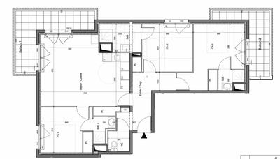 Appartement - 84 m² - 4 pièces