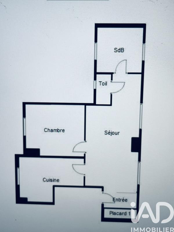 Appartement - 50 m² - 2 pièces