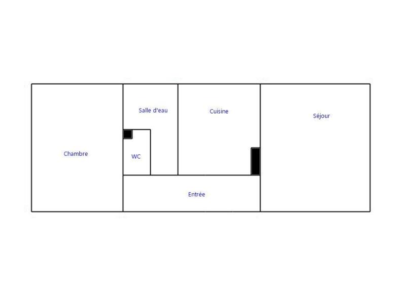 Appartement - 42 m² - 2 pièces