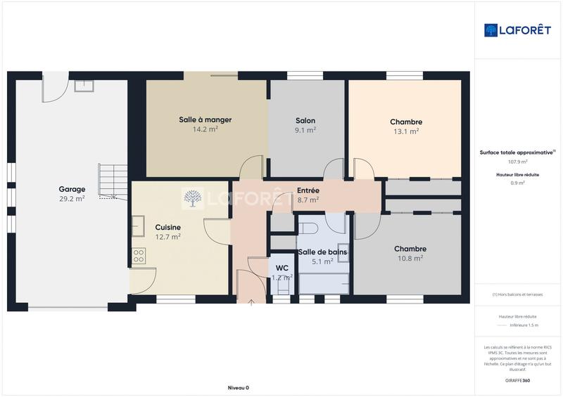 Maison - 130 m² - 5 pièces