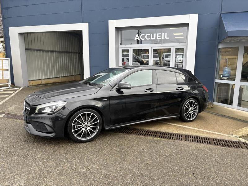 Mercedes Cla Shooting Brake Break 220d Bva Amg Line White Art Edition - Attelage Amovible Hayon Electrique Siege a Memoire- Toit Ouvrant
