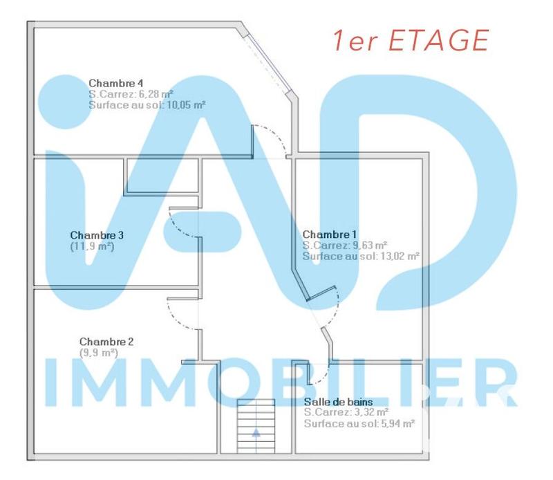 Maison - 101 m² - 6 pièces