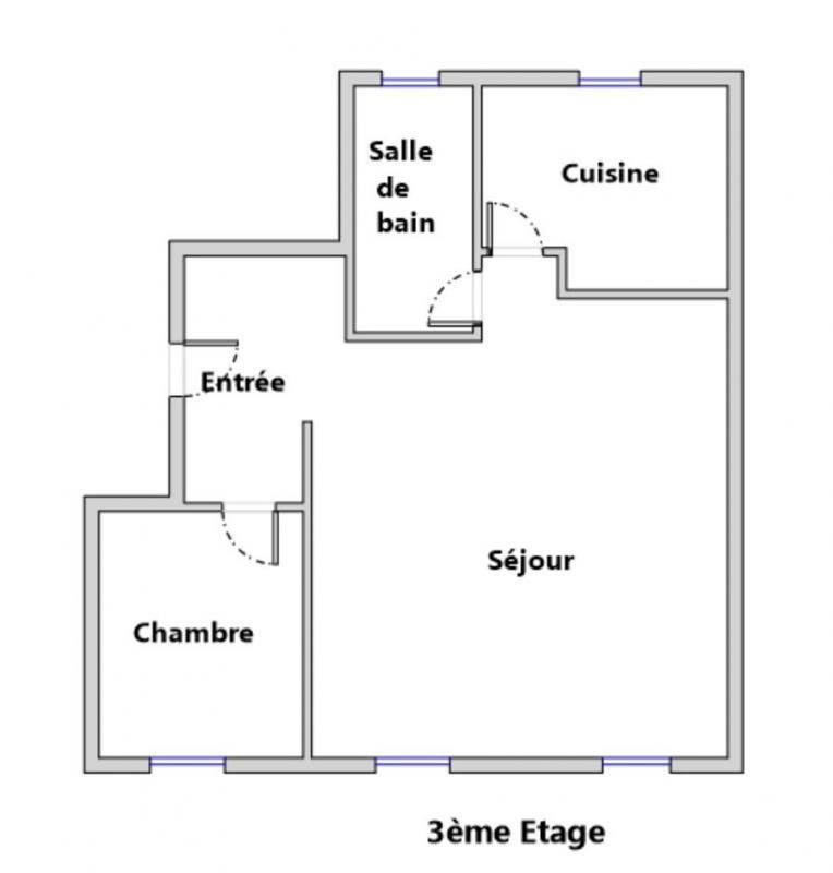 Appartement - 51 m² - 2 pièces
