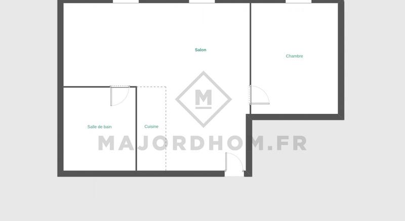 Appartement - 41 m² - 2 pièces