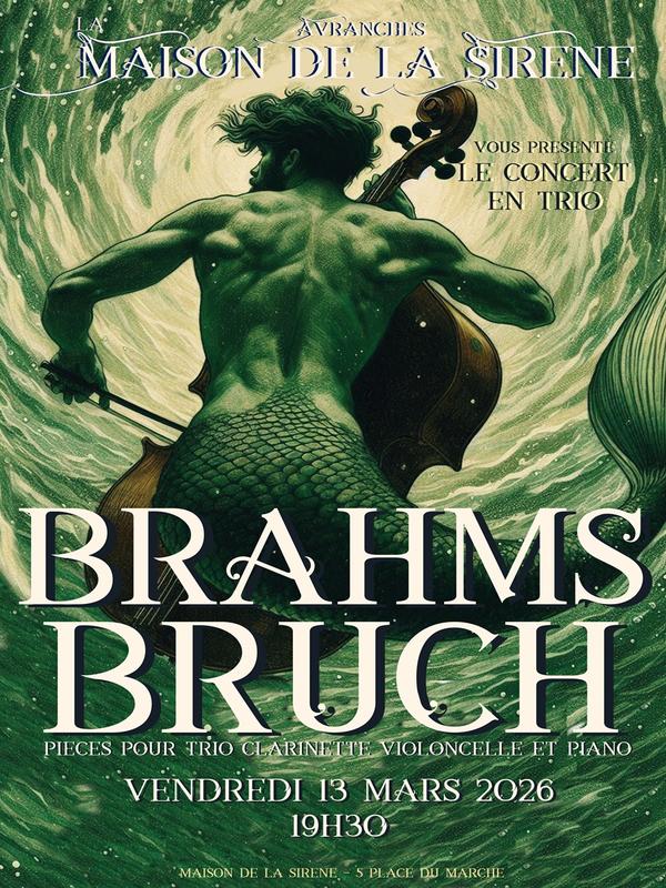 Concert "Le Tortorec, Carbonne et Walspeck - Trios originaux pour clarinette, violoncelle et piano"