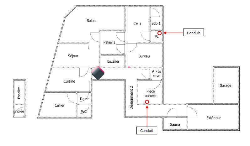 Duplex - 250 m² - 9 pièces