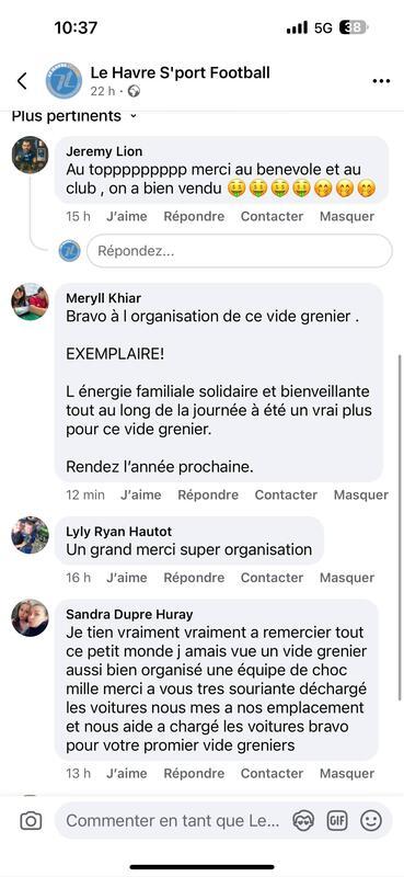 Vide grenier du havre s'port