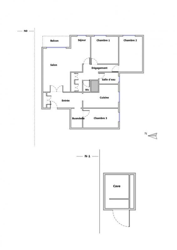 Appartement - 98 m² - 5 pièces