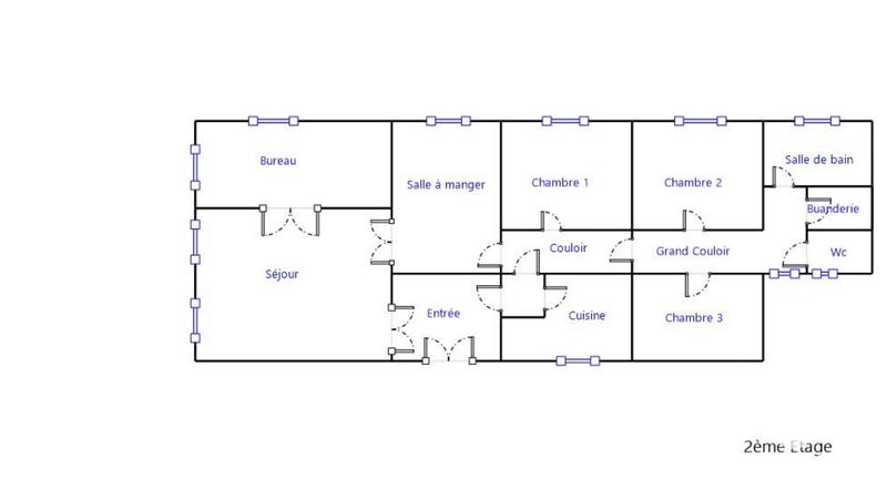 Appartement - 150 m² - 5 pièces