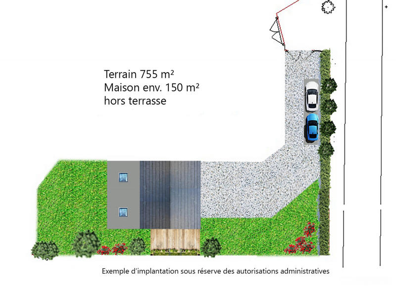 Terrain - 753 m²