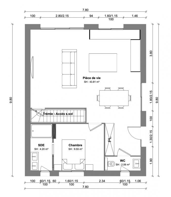 Maison - 119 m² - 6 pièces