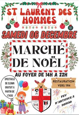 Marché de Noël et feu d'artifices