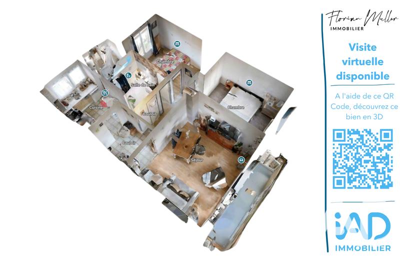 Appartement - 59 m² - 3 pièces