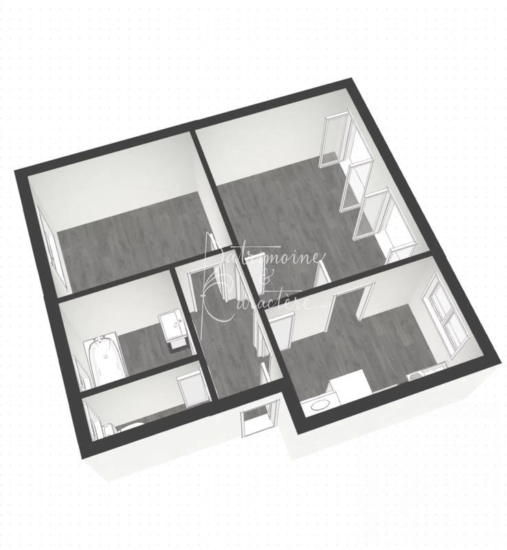 Appartement - 46 m² - 2 pièces