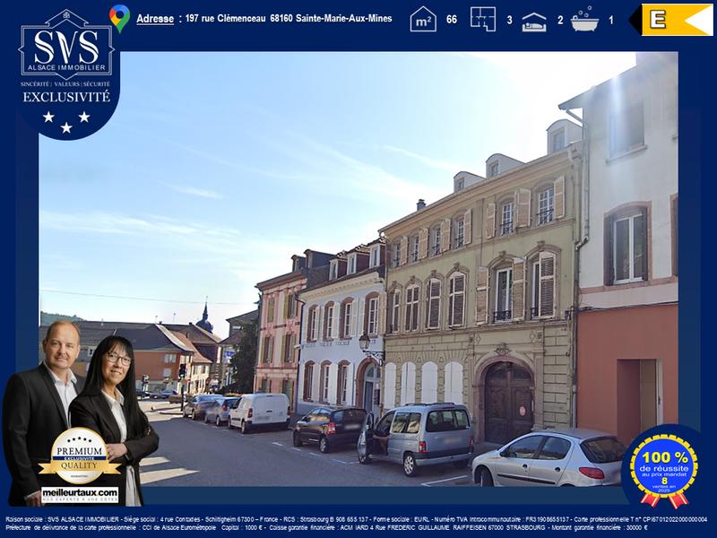 Appartement - 66 m² - 3 pièces