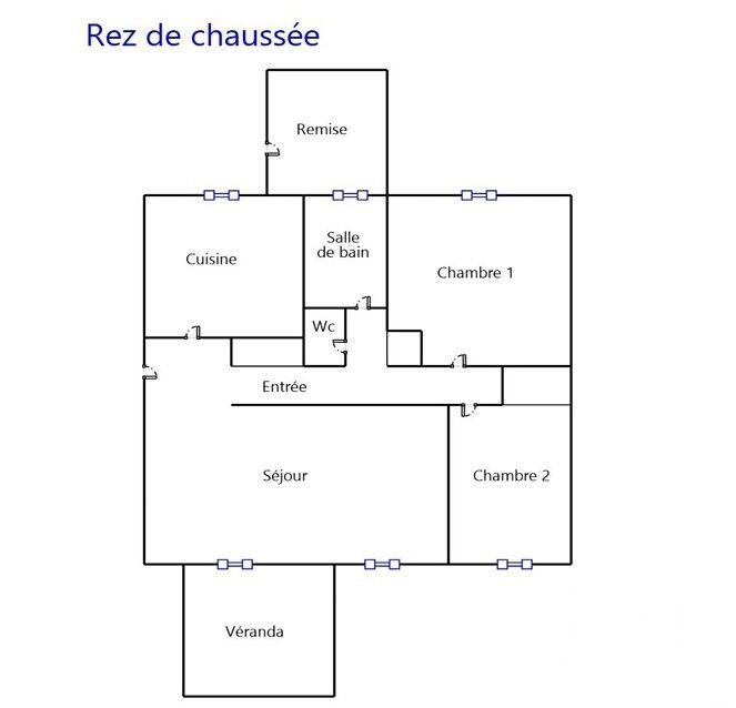Maison - 70 m² - 3 pièces