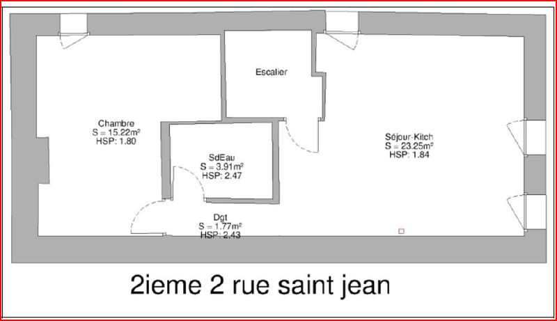 Appartement - 44 m² - 2 pièces