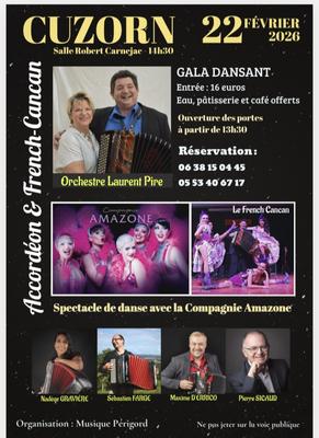 Gala dansant : accordéon et French-Cancan