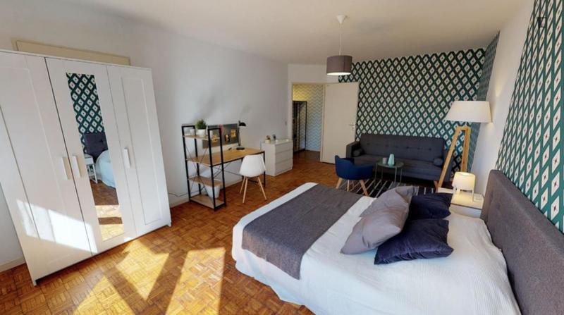 Chambre - 22 m² - 3 pièces