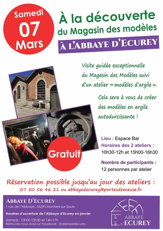 À la découverte du Magasin des modèles à l'Abbaye d'Ecurey