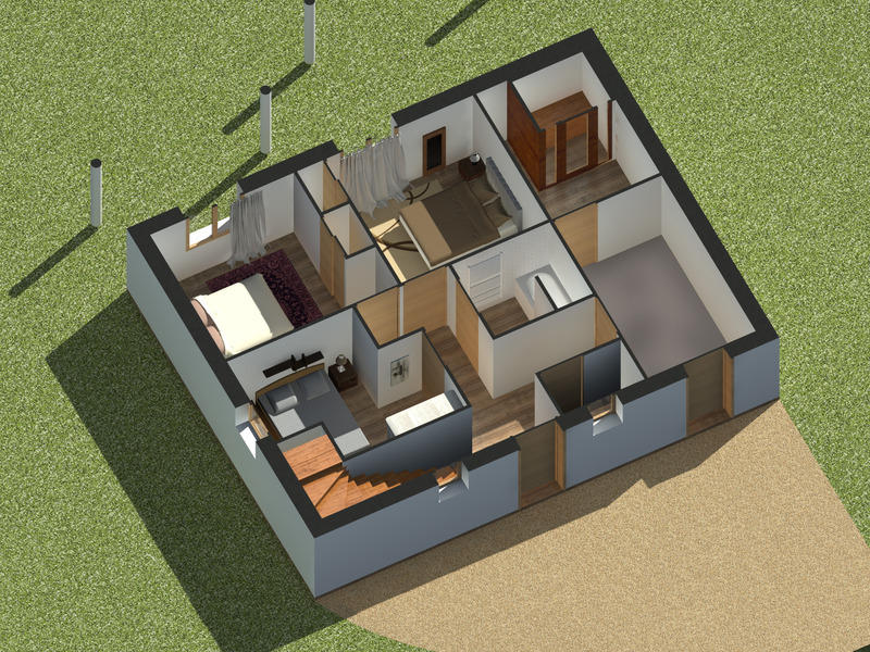 Châlet - 111 m² - 5 pièces