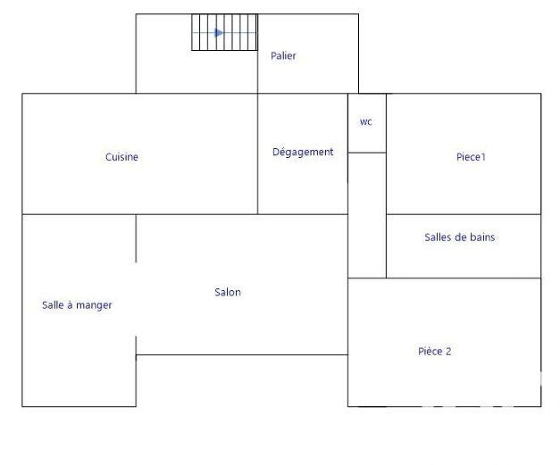 Maison de ville - 176 m² - 6 pièces