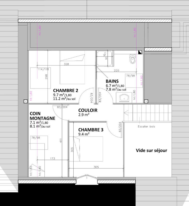 Appartement - 95 m² - 5 pièces