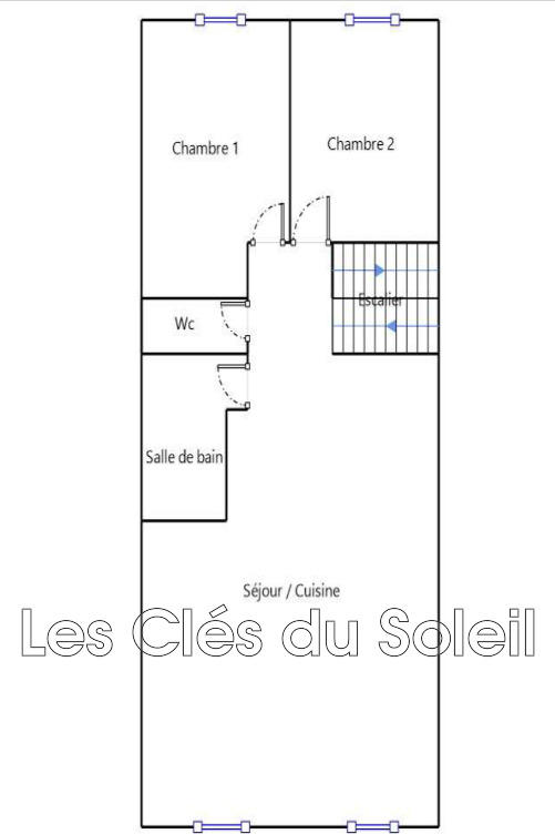 Maison de ville - 130 m² - 6 pièces
