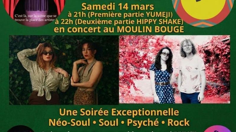 Concert : Yumeji et Hippy Shake