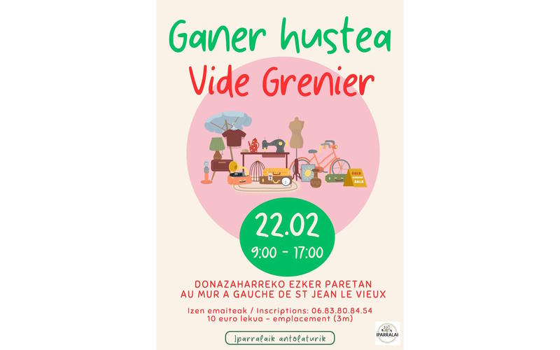 Vide grenier-Gener hustea