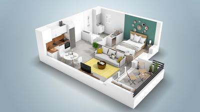 Appartement - 38 à 61 m² - 2 pièces