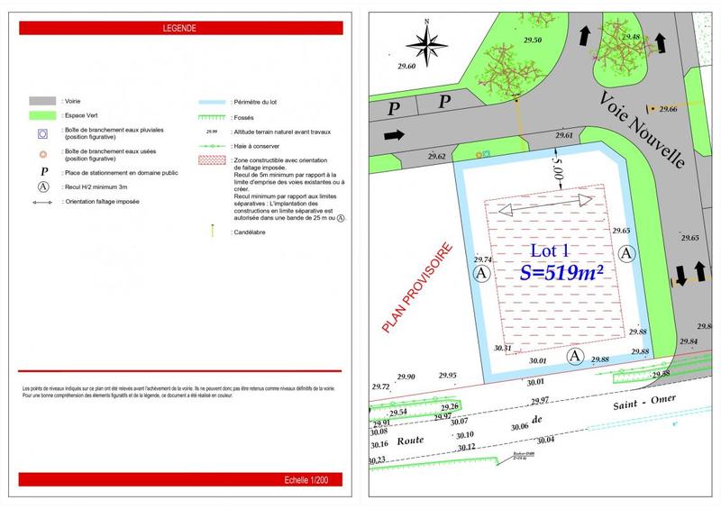 Terrain de lotissements - 502 m²