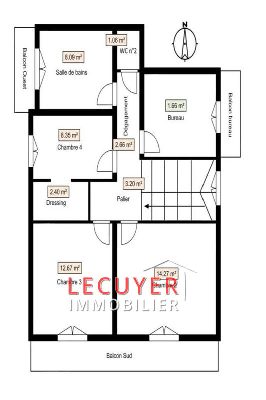 Maison - 125 m² - 6 pièces