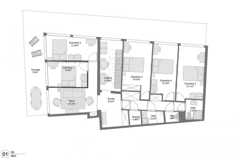 Appartement - 115 m²