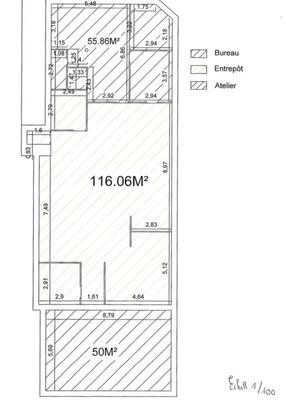 Local commercial - 166 m²