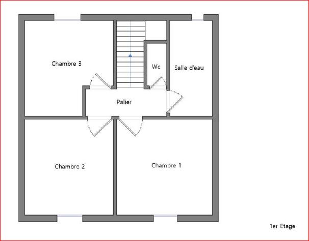 Maison - 75 m² - 5 pièces