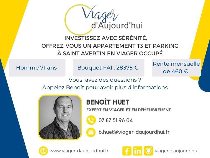 Viager - Appartement - 63 m² - 3 pièces