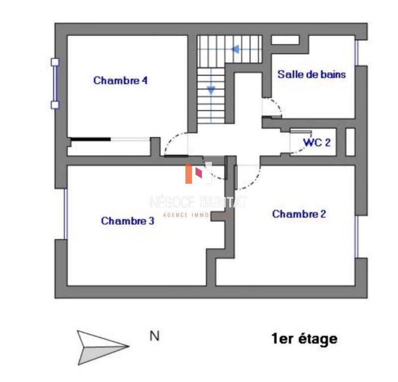 Maison - 87 m² - 5 pièces