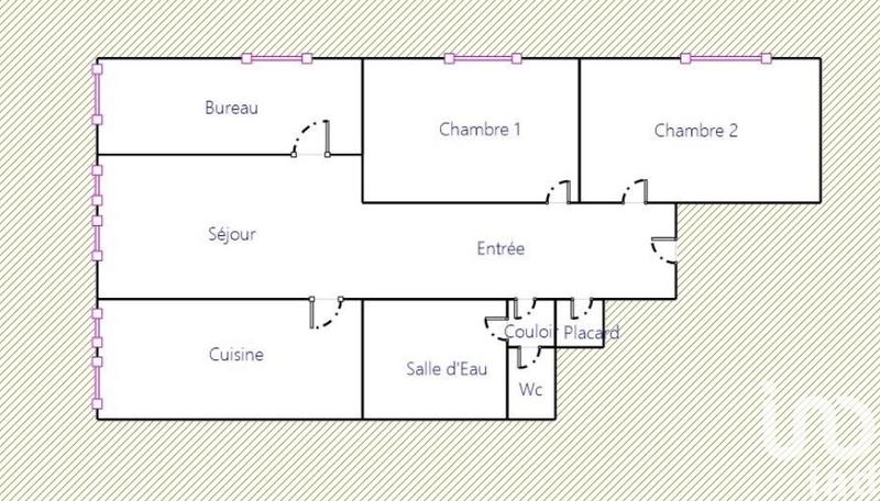 Appartement - 62 m² - 4 pièces