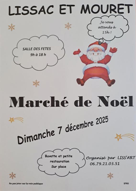 Marché de Noël à Lissac-et-Mouret
